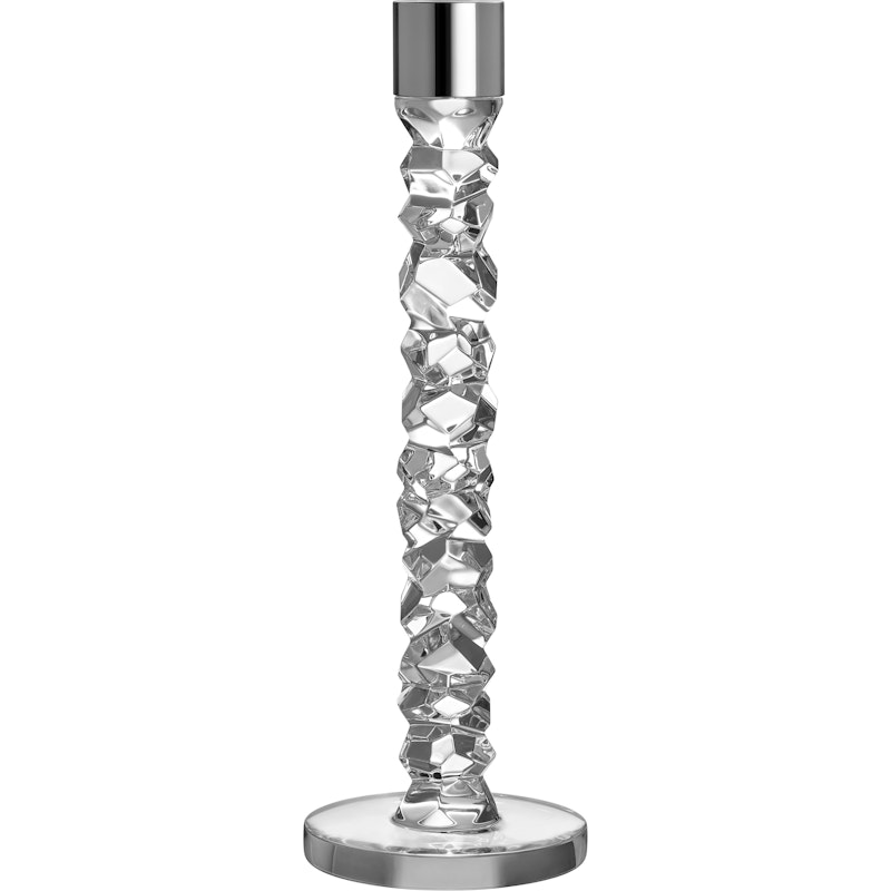 Carat Candlestick 30 cm, Clear