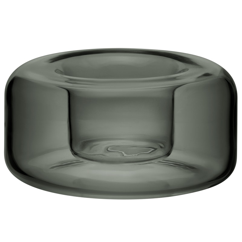 Happy Candle Holder 4.7 cm, Anthracite