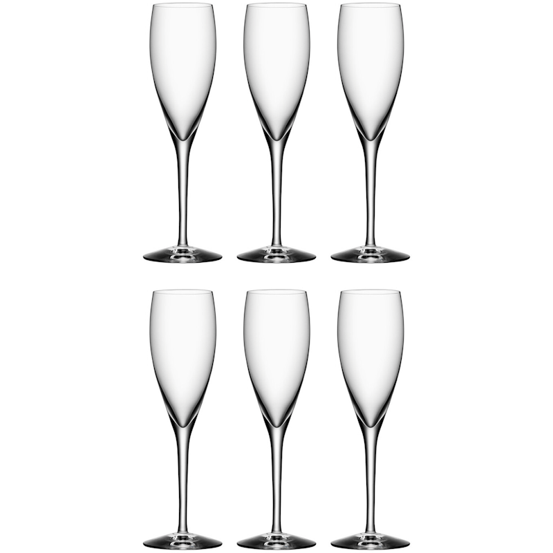 More Champagnerglas 18 cl, 6-er Set