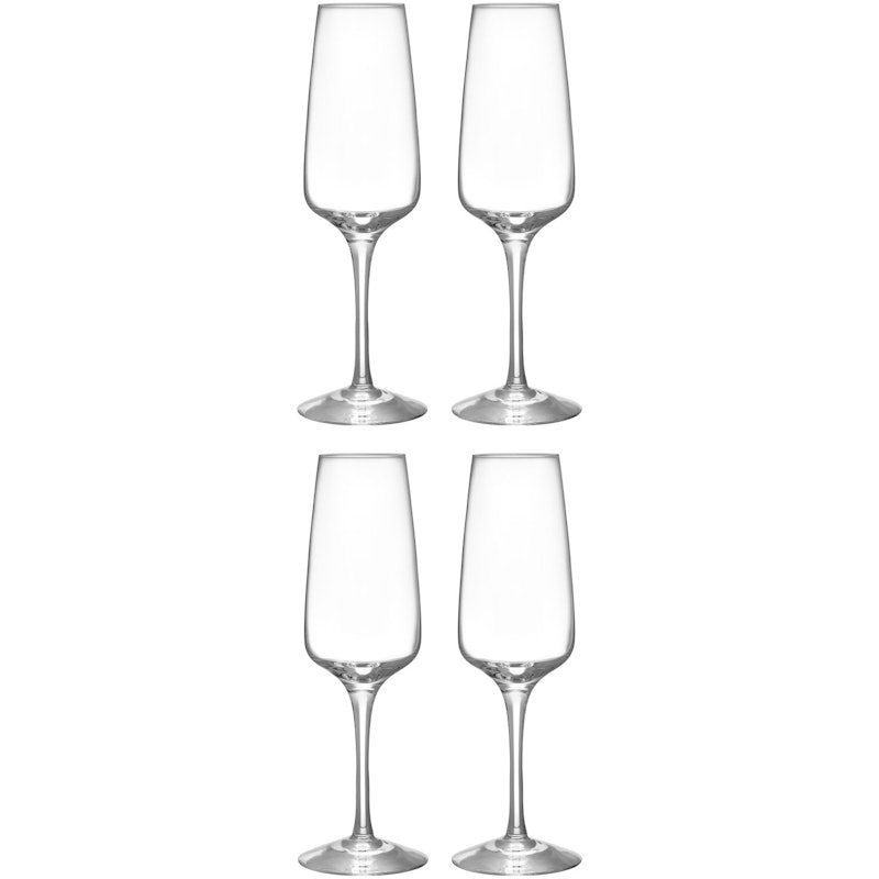 Pulse Champagnerglas 4-er Set, 28 cl