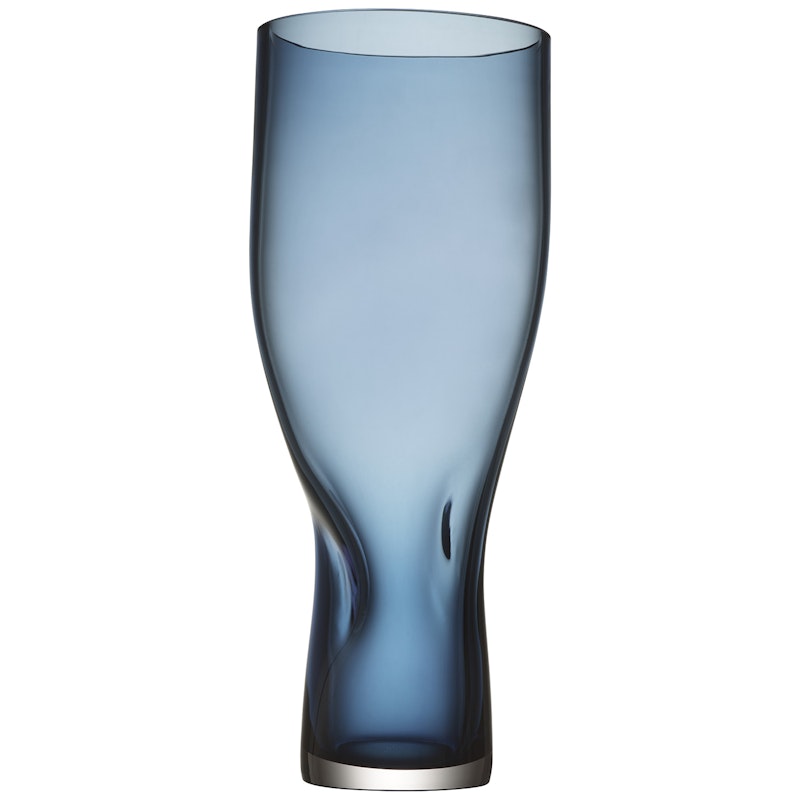 Squeeze Vase 34 cm, Blau