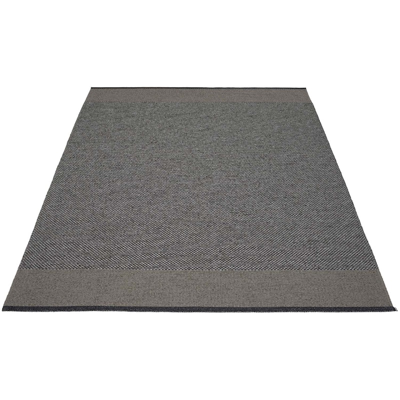 Edit Rug Black / Charcoal / Granite Metallic, 140x200 cm