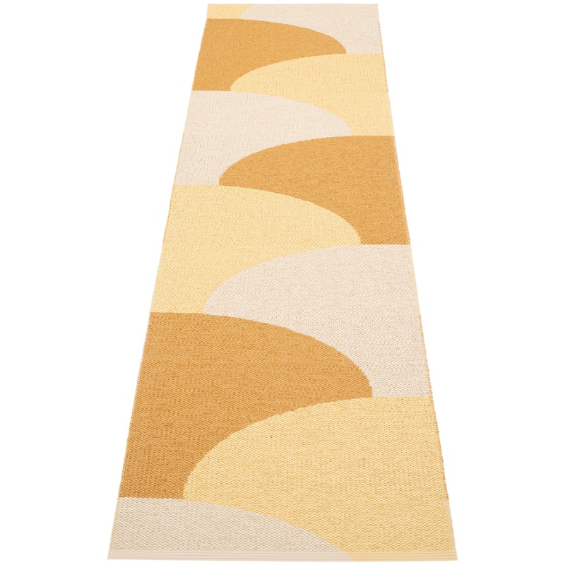 Hill Rug 70x270 cm, Ochre / Pale Yellow / Cream