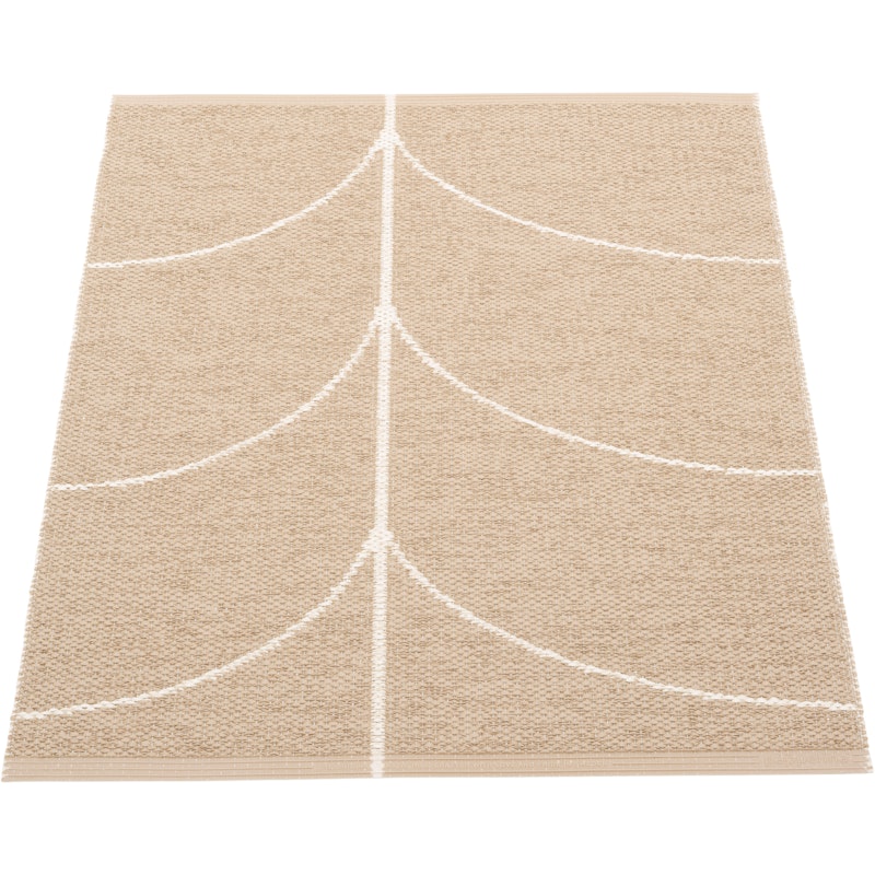 Leif Plastic Rug Light Nougat / Vanilla, 70x90 cm