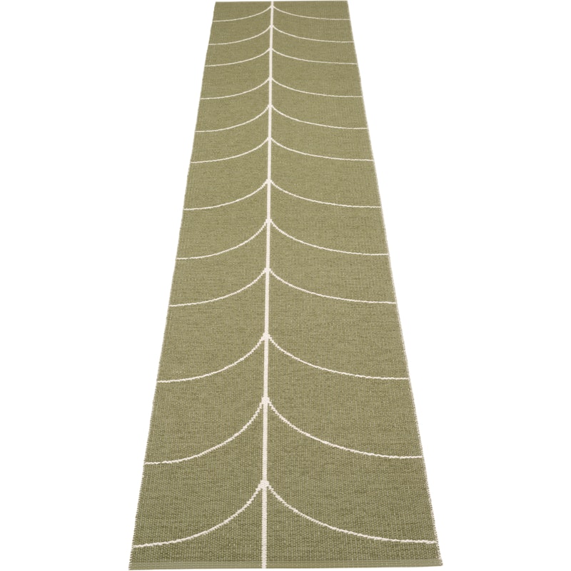 Leif Plastic Rug Pine / Vanilla, 70x360 cm