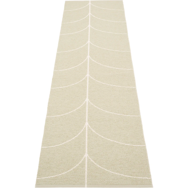 Leif Plastic Rug Seagrass / Vanilla, 70x270 cm