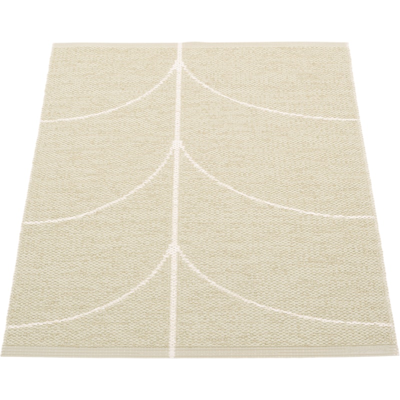 Leif Plastic Rug Seagrass / Vanilla, 70x90 cm