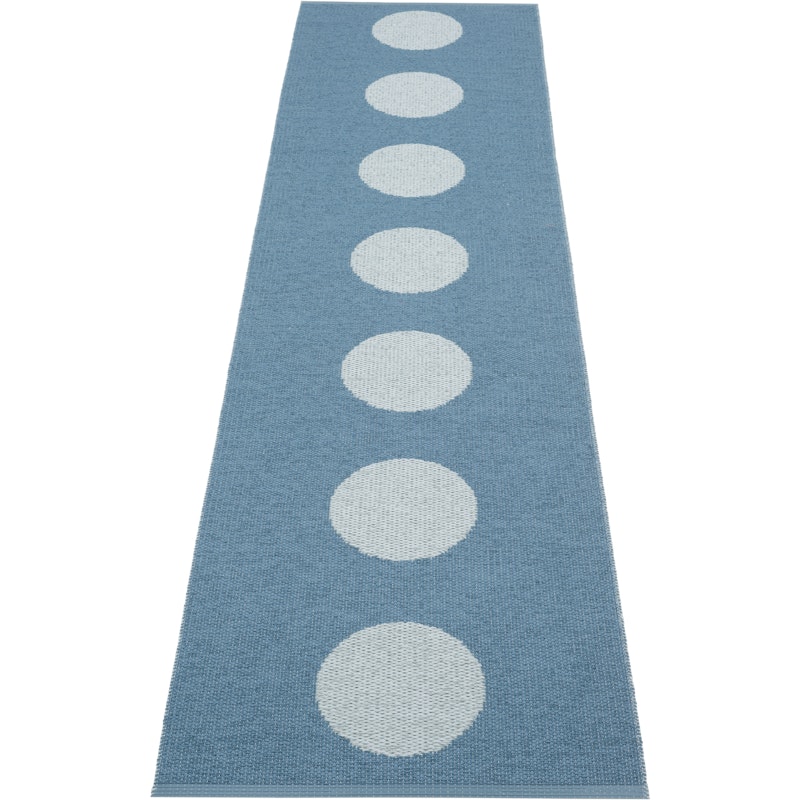 Vera Pop Rug 70x280 cm, River Blue / Blue Fog