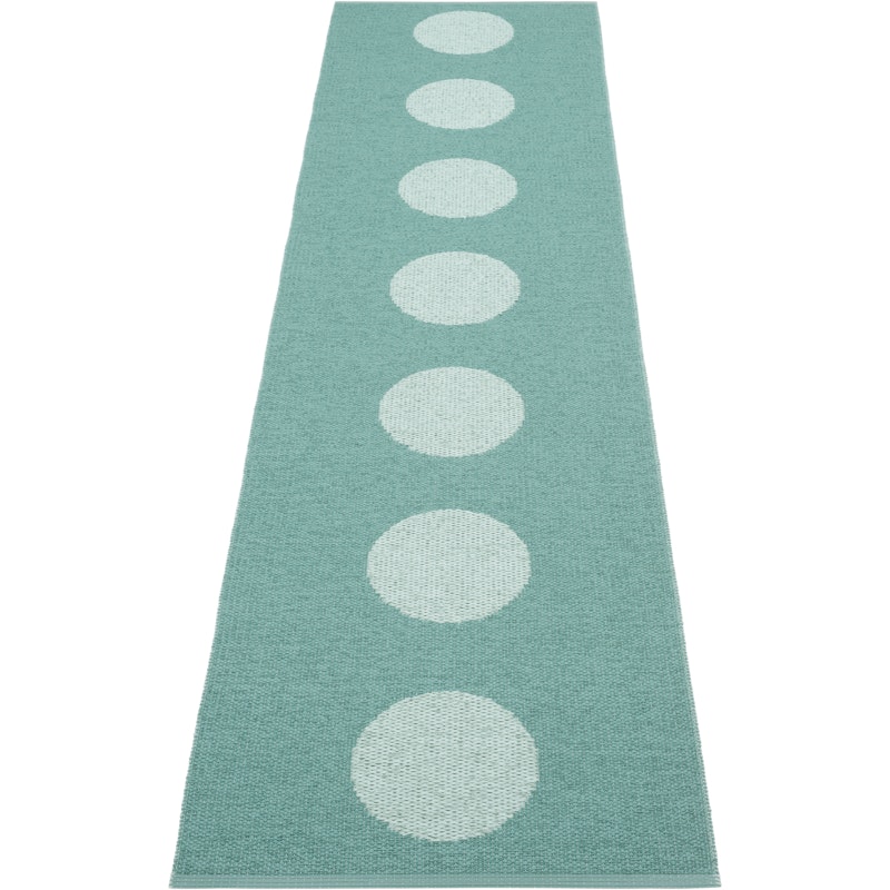Vera Pop Rug 70x280 cm, Jade / Pale Turquoise