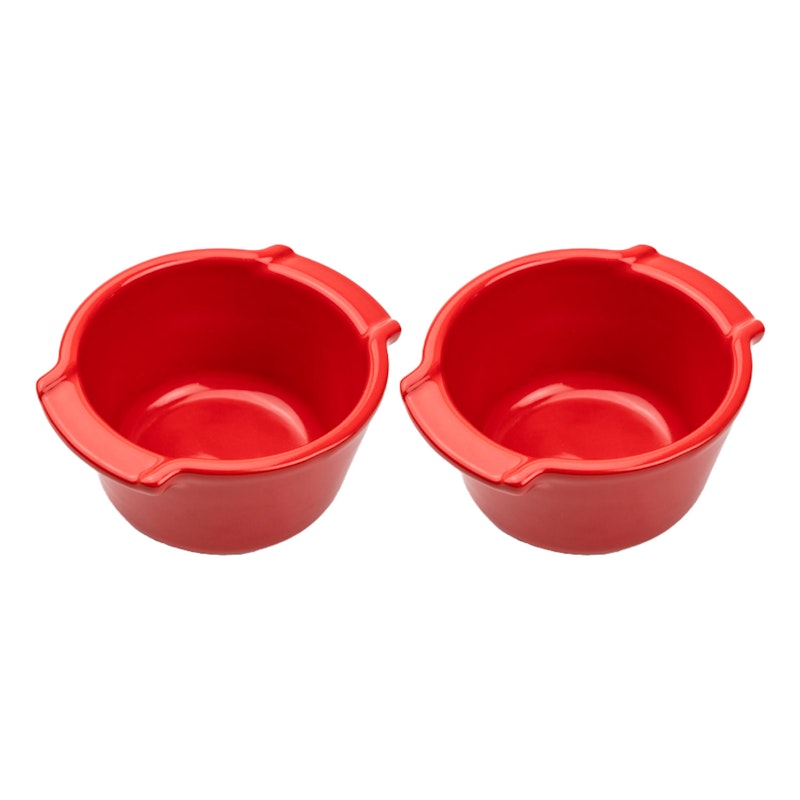 Appolia Auflaufförmchen 20 cl 2-er Set, Rot