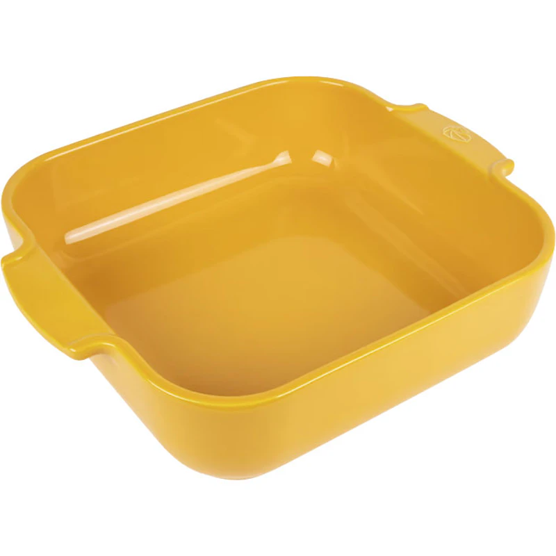 Appolia Oven Dish Square 28 cm, Saffron Yellow