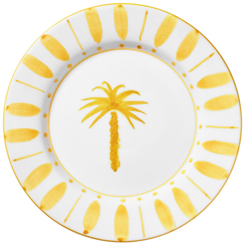 Cannes Plate 28 cm, Yellow