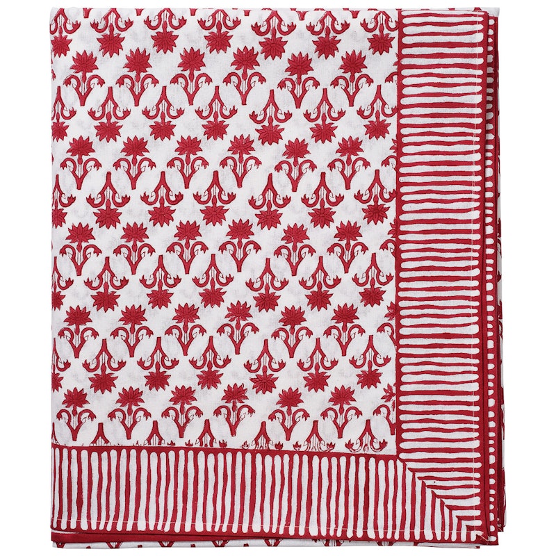 Lily Table Cloth 150x350 cm, Burgundy