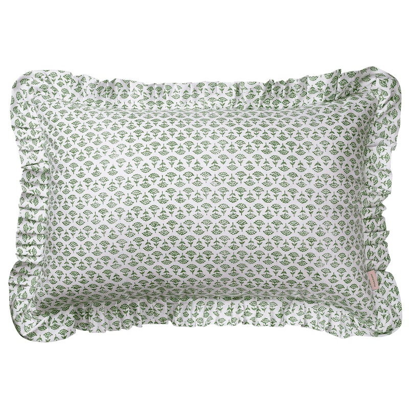 Petal Cushion Cover 40x60 cm, Green