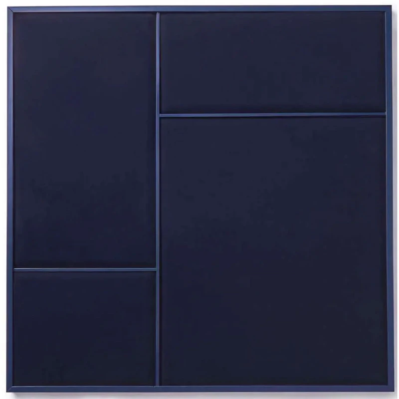 Nouveau Pin Notice Board Medium, Navy Blue