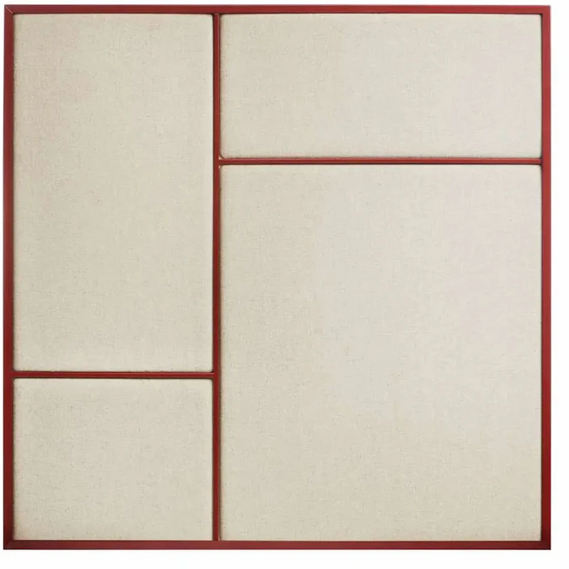 Nouveau Pin Notice Board Medium, Basque Red