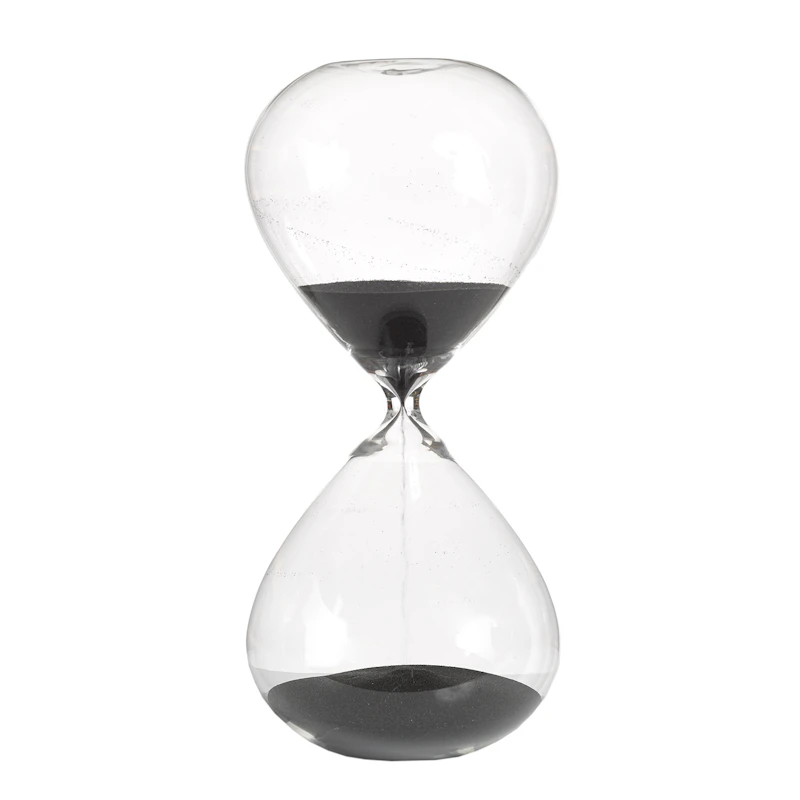 Ball hourglass M, black