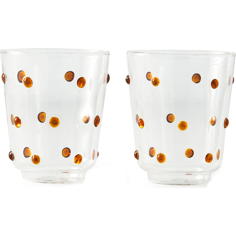 Nob Tumbler 2-pack, Amber