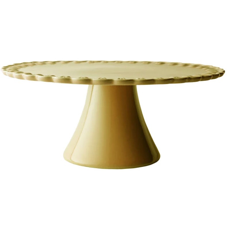 Tulipa Cake Plate 30 cm, Pale Moon