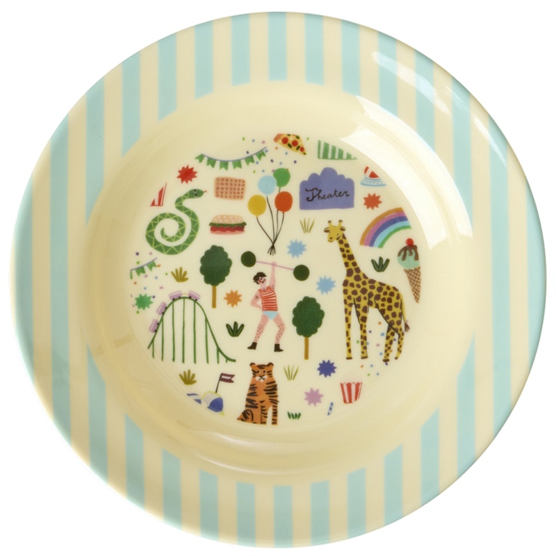Melamine Bowl 20 cm, Mint Fun Fair