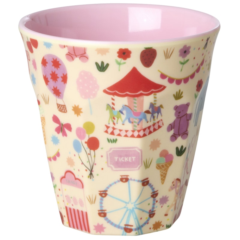 Melamine Cup 25 cl, Pink Fun Fair