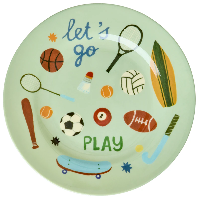 Melamine Plate 20 cm, Sports