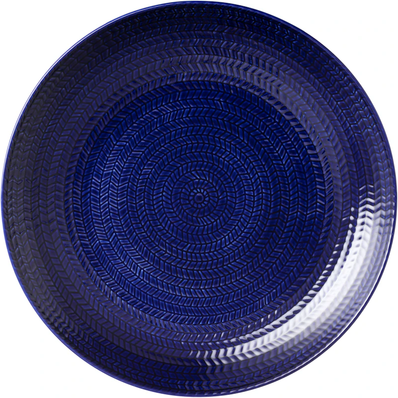 Blå Eld plate 26cm blue