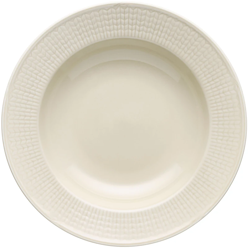 Swedish Grace Deep Plate 25 cm, Oat (Beige)