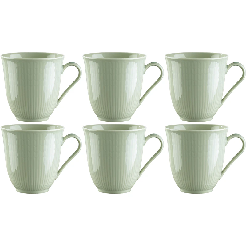 Swedish Grace Mug 30 cl 6-pack, Meadow (Light Green)
