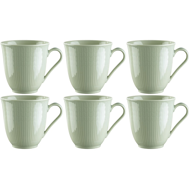 Swedish Grace Tasse 30 cl 6-er Set, Meadow (Light Green)