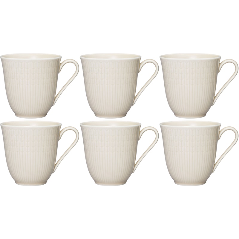 Swedish Grace Tasse 30 cl 6-er Set, Oat (Beige)