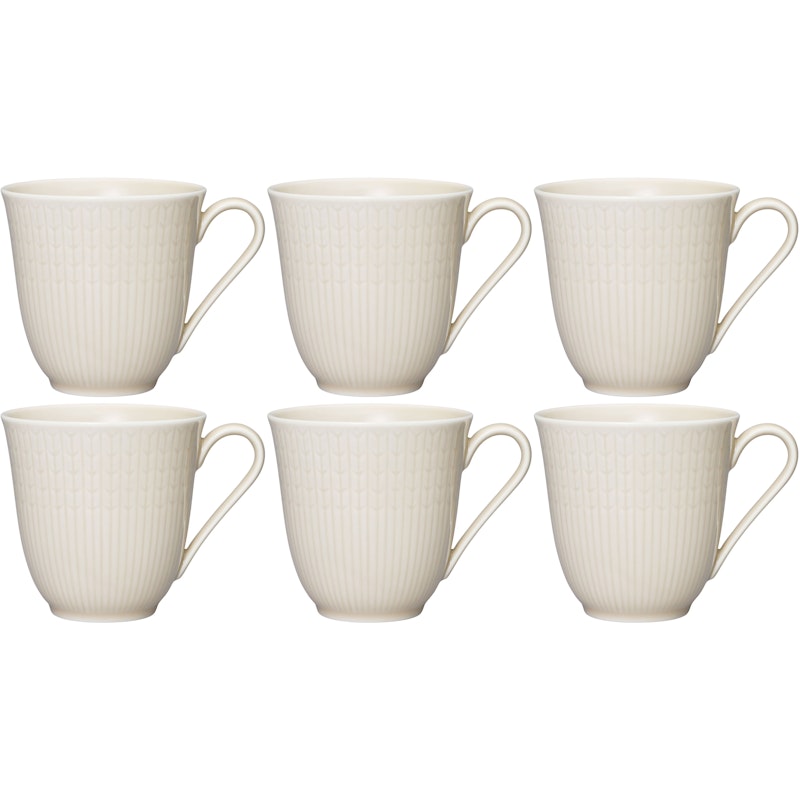 Swedish Grace Mug 30 cl 6-pack, Oat (Beige)