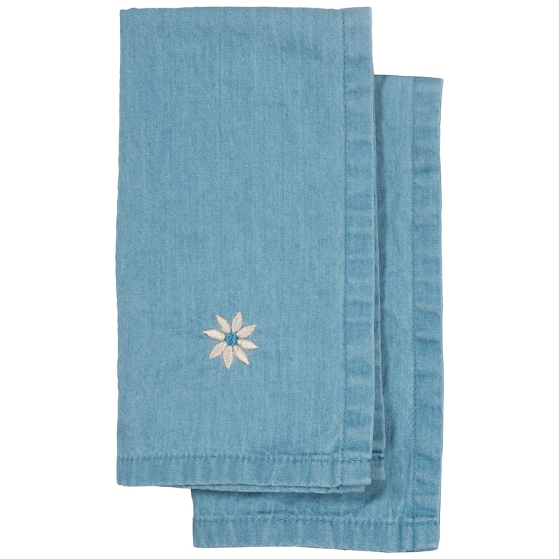 Eden Kitchen Towel 50x70 cm 2-pack, Blue