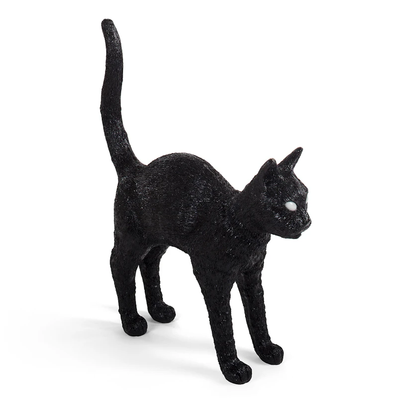 Jobby The Cat Lamp, Black