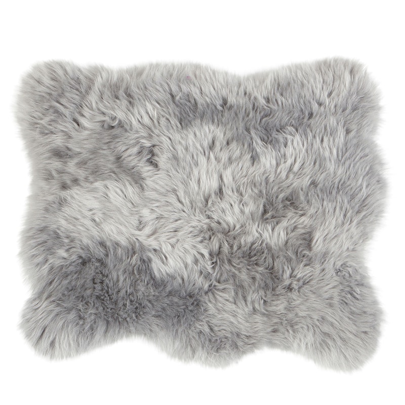 Moa Seat Cushion 45x35cm Long-haired, Gray