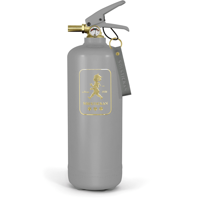 Solstickan Feuerlöscher 2kg, Grau/Gold