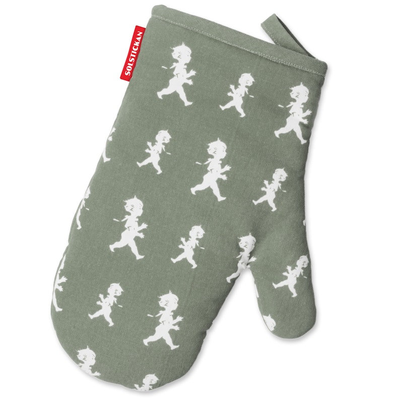 Solstickan Oven Glove, Green