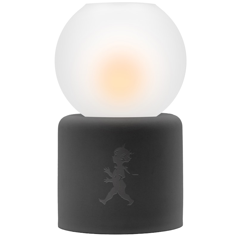 Globe Candle Holder, Anthracite