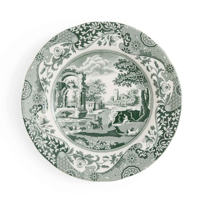 Heritage Green Italian Side Plate 20 cm, Green