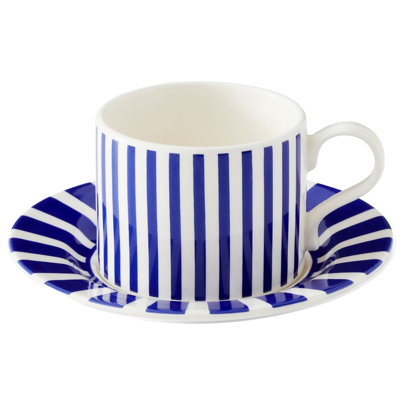 Steccato Teetasse mit Unterteller, 29 cl