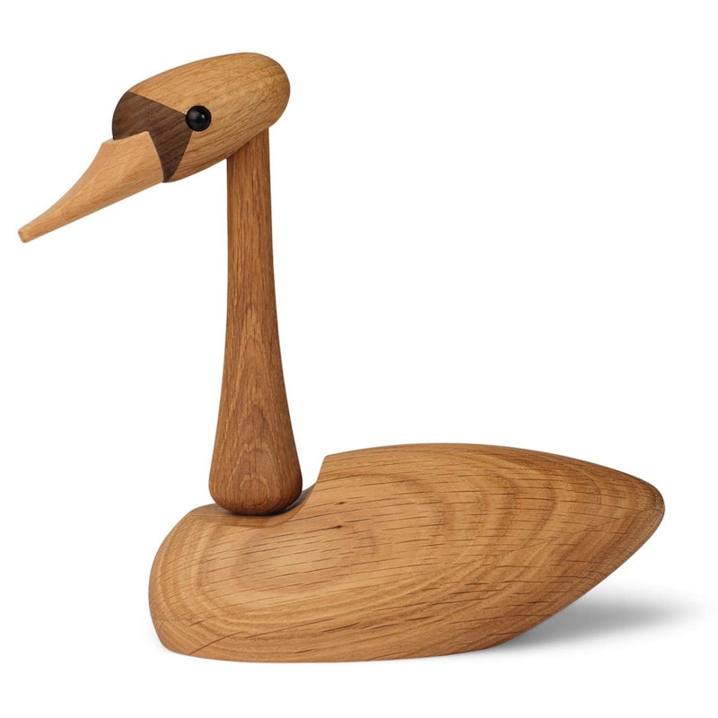 The Swan Holzfigur 13 cm, Eiche