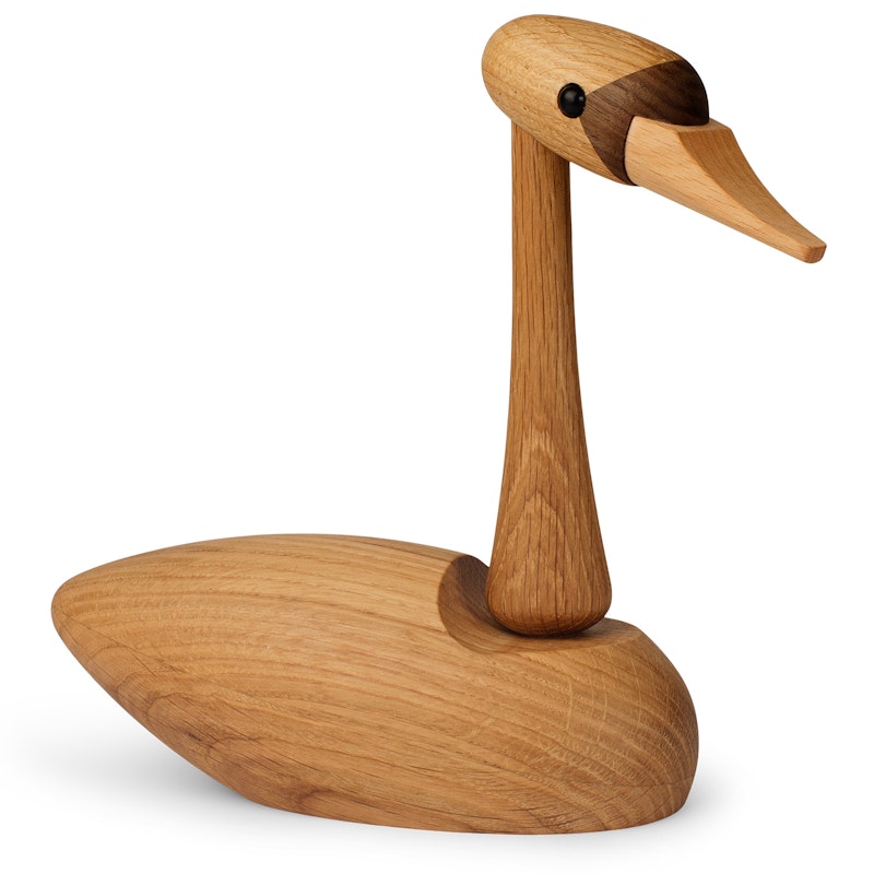 The Swan Holzfigur 19 cm, Eiche