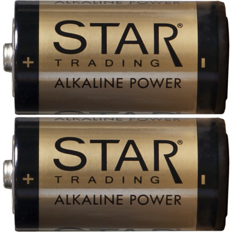 C Alkaline Power Batterien, 2-er Set