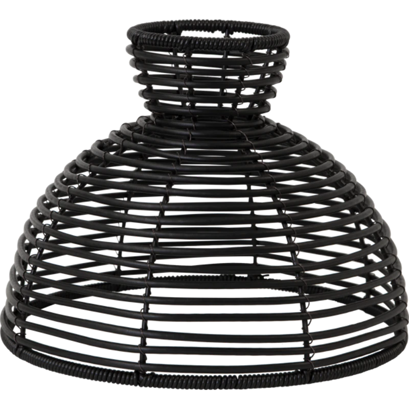 Runde Lampshade Black, 200 mm