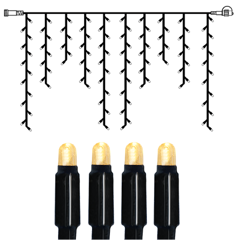 System 24 Icicle Lichterkette 2m