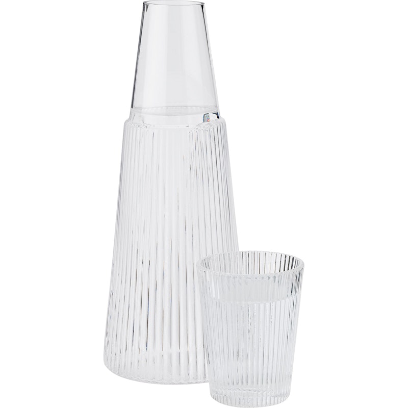 Pilastro Carafe With Drinking Glass