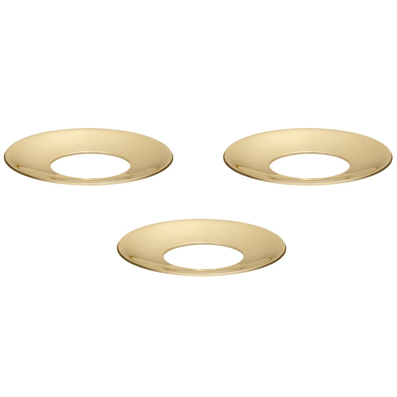Candle Ring 3-pack, Solid Brass