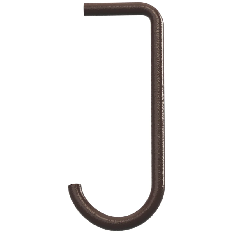 String J Hook For Metal Shelf 5-pack, Dark Brown