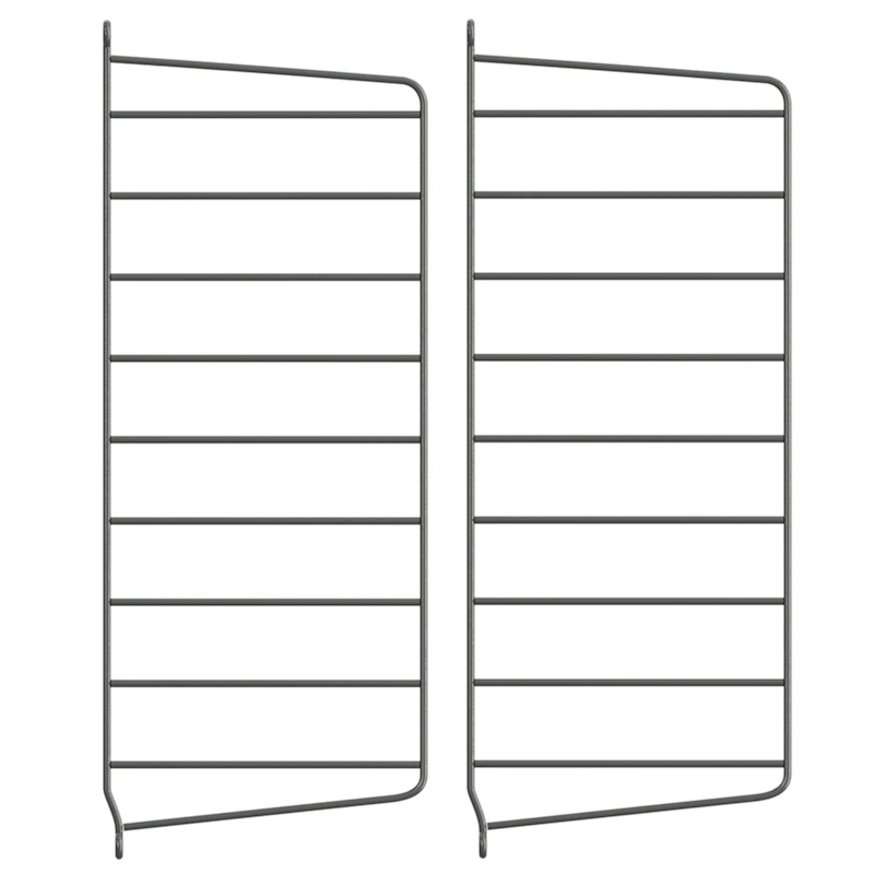 String Panels 20x50 cm 2-pack, Dark Grey