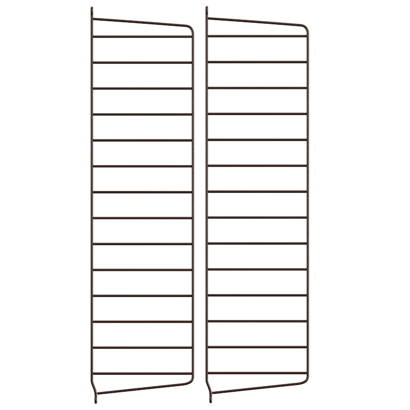 String Panels 20x75 cm 2-pack, Dark Brown